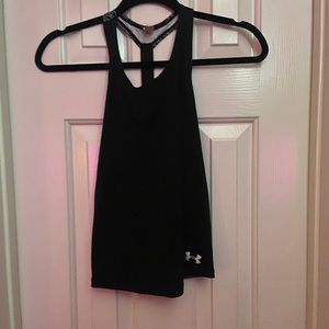 Youth medium little girls under armor work out tank top